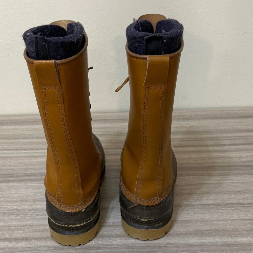 Sorel Men Boots‎ 8 Tan Frontier Duck Leather Waterproof Insulated Winter Canada